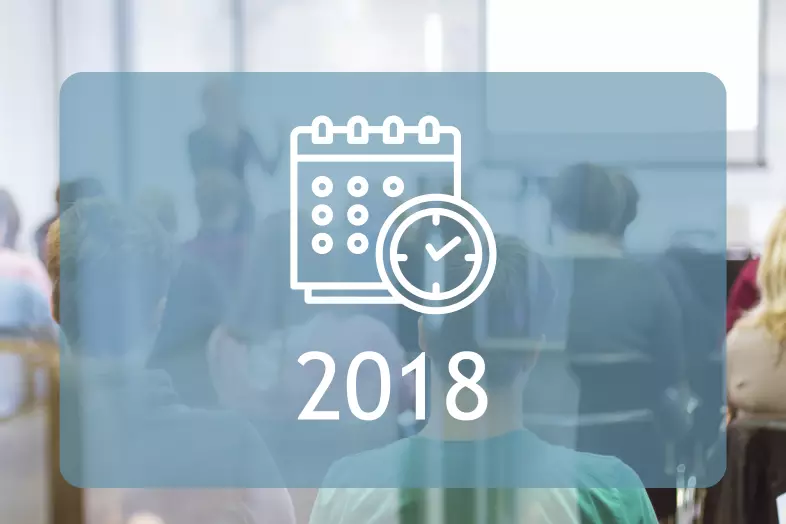 main image showing 2018 calendar page